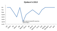 Djokovic 2013 summary